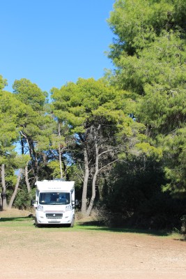 Greece explored with camper van